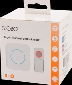 Sale Dørklokke trådløs plug-in med lys Dørklokker
