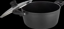Outlet Gryde med låg 5,1 L - Stål look Gryder Og Pander