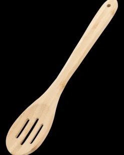 Best Grydeske med huller bambus 32 cm Køkkenredskaber