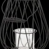 Sale Lanterne med glasindsats H. 33 cm - metal Dekoration|Øvrig Belysning