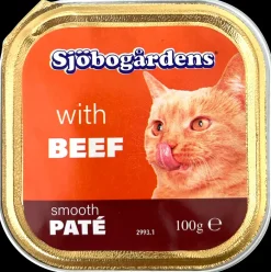 Discount Stella Paté kød t/kat 100 g Hundefoder, Kattemad Og Godbidder