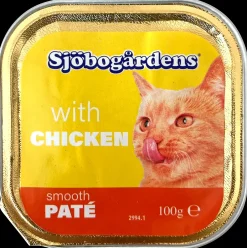 Sale Stella Paté kylling t/kat 100 g Hundefoder, Kattemad Og Godbidder