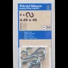 Discount S-krog Ø4,4 x 40 mm 4-pak Kroge Og Ophæng