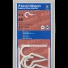 Outlet Skruekrog 50 mm hvid 4-pak Kroge Og Ophæng