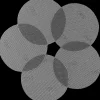 Clearance Slibenet mesh Ø125 mm K240 5-pak Slibeartikler