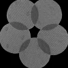 Outlet Slibenet mesh Ø125 mm K80 5-pak Slibeartikler