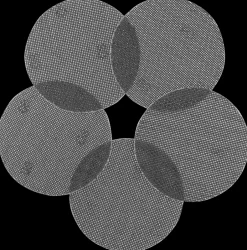 Outlet Slibenet mesh Ø125 mm K80 5-pak Slibeartikler