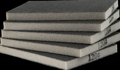 Outlet Slibesvamp 5-pak 150 x 100 mm K120 Slibepapir