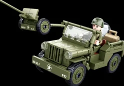 Hot Army Jeep M38-B0853 - 143 dele Byggeklodser