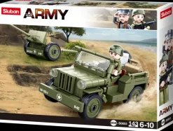 Hot Army Jeep M38-B0853 - 143 dele Byggeklodser