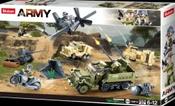 Discount Army Køretøjer M38-B012 - 552 dele Byggeklodser