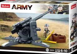 Online Army Maskingevær M38-B0852 - 115 dele Byggeklodser