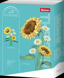New Flowers Solsikker M38-B1121A - 329 dele Byggeklodser