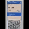 Søm firkantet 2,2 x 55 mm 25-pak Søm Og Kramper