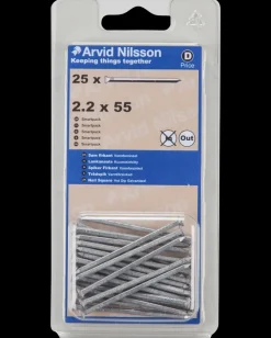 Søm firkantet 2,2 x 55 mm 25-pak Søm Og Kramper