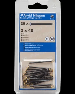 Discount Søm mess.hoved 2 x 40 mm 20-pak Søm Og Kramper