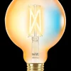 Outlet Smart LED-pære 7W E27 G95 Amber Led-Pærer