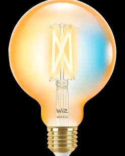Outlet Smart LED-pære 7W E27 G95 Amber Led-Pærer
