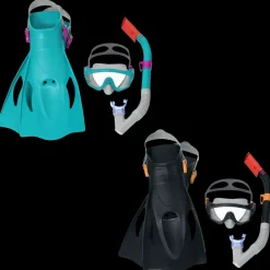 Clearance Snorkelsæt voksne - assorterede farver Vandleg