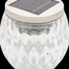 New Solcellelampe glas H. 10 cm - assorteret Solcellelamper