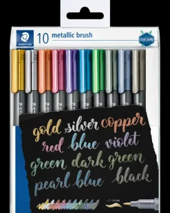 Sale Brush metallic 10-pak Kontorartikler