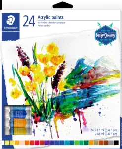 New Design Journey Akrylmaling 24-pak 12 ml Øvrige Hobbyartikler