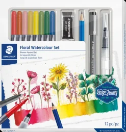 Clearance Design Journey Vandfarvesæt - 12 dele Øvrige Hobbyartikler