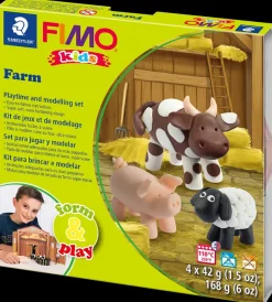 Online FIMO kids Modellervoks bondegård Modellervoks