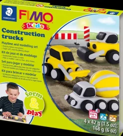 Sale FIMO kids Modellervoks construct. trucks Modellervoks