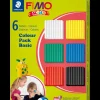 Best FIMO kids Modellervoks basic 6-pak Modellervoks