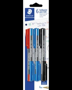 Discount Kuglepen ballpoint pen 6-pak Kontorartikler