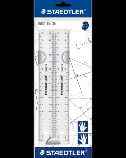 Discount Lineal 15 cm 2-pak Kontorartikler