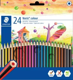 Clearance Noris Farveblyanter 24-pak Øvrige Hobbyartikler