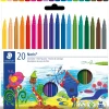 Clearance Noris filttusser 20-pak Kontorartikler|Øvrige Hobbyartikler