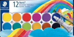 New Noris Vandfarve 12 farver Øvrige Hobbyartikler