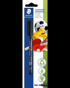 Online Permanent pen Lumocolor 1,0-2,5 mm - sort Kontorartikler