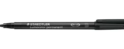 Online Permanent pen Lumocolor 1,0-2,5 mm - sort Kontorartikler