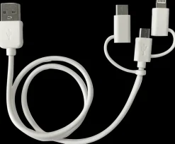 Sale Opladerkabel 3-i-1 0,5 m Mobiltilbehør