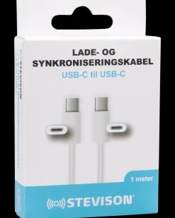Clearance USB-C til USB-C kabel 1 m Mobiltilbehør