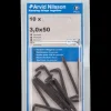Discount Stålhage hærdet Ø3 x 50 mm 10pk Kroge Og Ophæng
