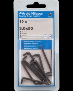Discount Stålhage hærdet Ø3 x 50 mm 10pk Kroge Og Ophæng