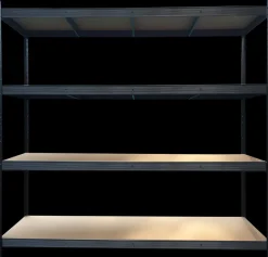 Discount Stålreol med 4 hylder 200 x 220 x 70 cm Stålreoler