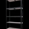 Best Stålreol med 5 hylder 180 x 90 x 40 cm Stålreoler