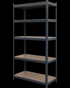 Sale Stålreol 180x90x45 cm - antracit Stålreoler