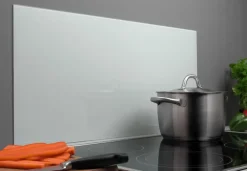 Stænkplade 60 x 30 cm - frostet Tilbehør Og Reservedele|Øvrige Køkkenartikler