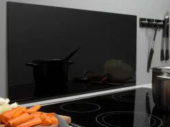 Discount Stænkplade 80 x 40 cm - sort Tilbehør Og Reservedele|Øvrige Køkkenartikler
