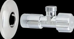 Online Stopventil 1/2" x 3/8" med roset Haner Og Ventiler