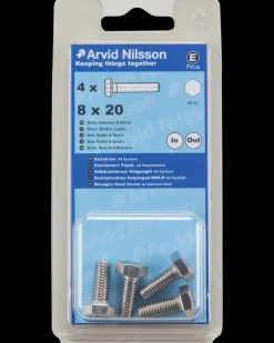 Best Sætskrue A4 M8 x 20 mm 4-pak Maskinskruer, Bolte Og Møtrikker
