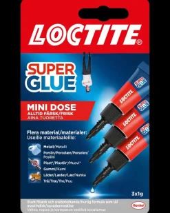 Clearance Super Glue Mini Trio - 3 x 1 g Lim Og Klæber