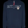 Clearance Sweatshirt Half-zip Navy T-Shirts Og Skjorter